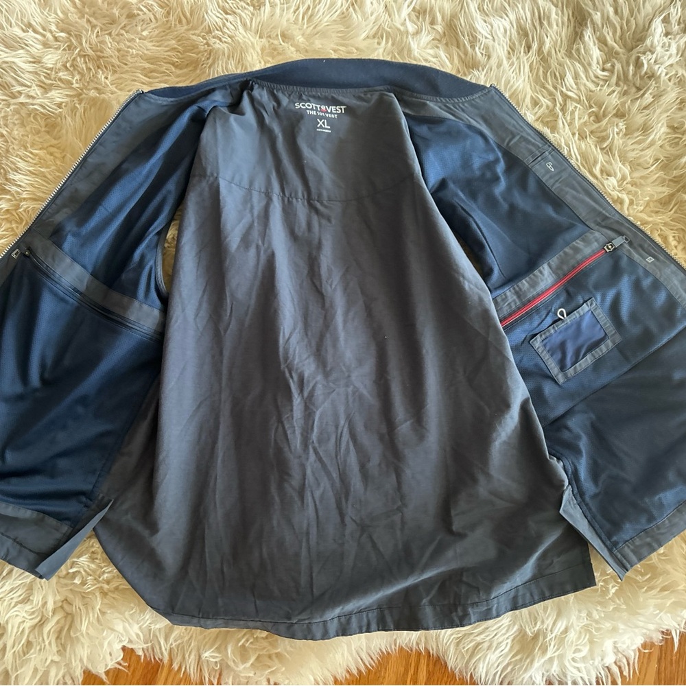 Men’s Scottevest The 101 Vest Blue sz XL - Picture 3 of 9